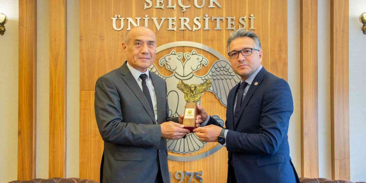 Özbek Rektör Sirojiddinov’dan Rektör Aksoy’a Ziyaret