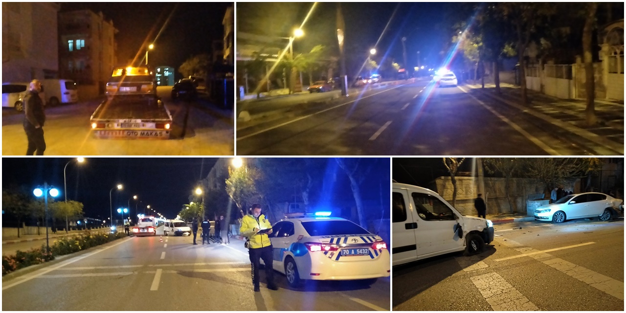 Karaman’da Trafik Canavarının Gece Mesaisi