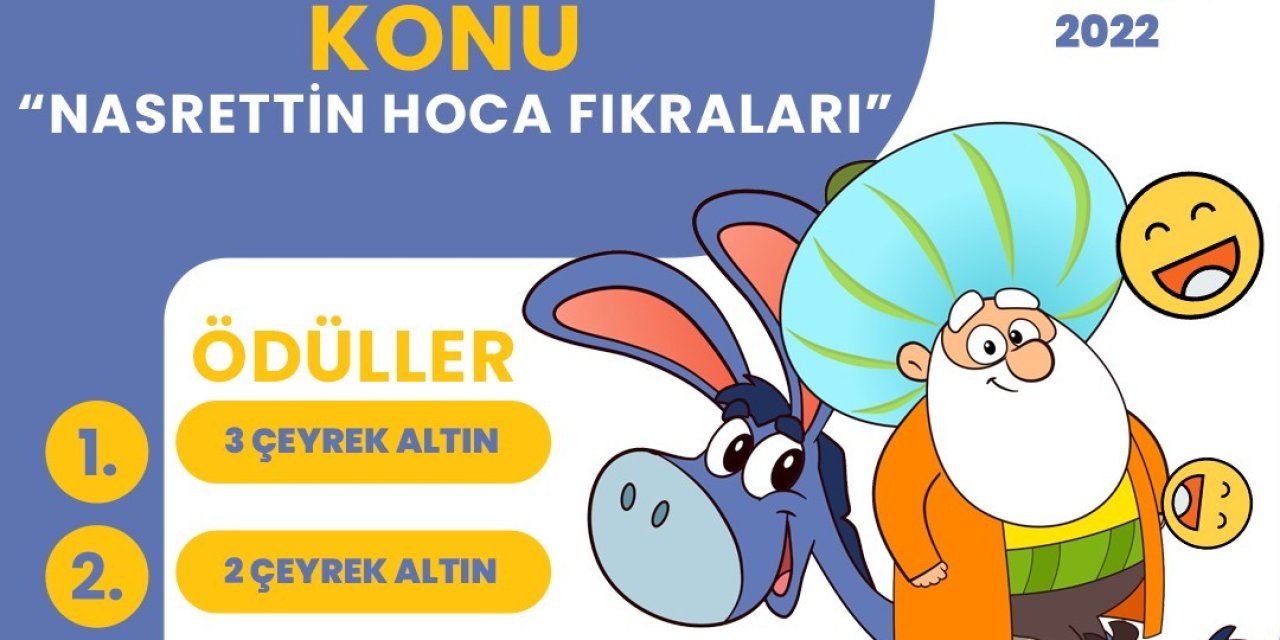 Çocuklar Nasreddin Hoca Fıkralarını Resimleyecek