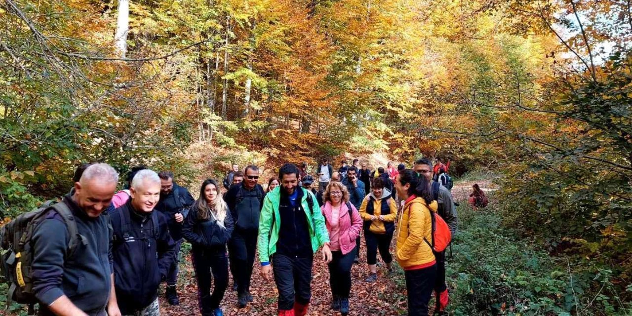 Doğa Tutkunları Domaniç’in Eşsiz Sonbahar Manzarasında Yürüdü