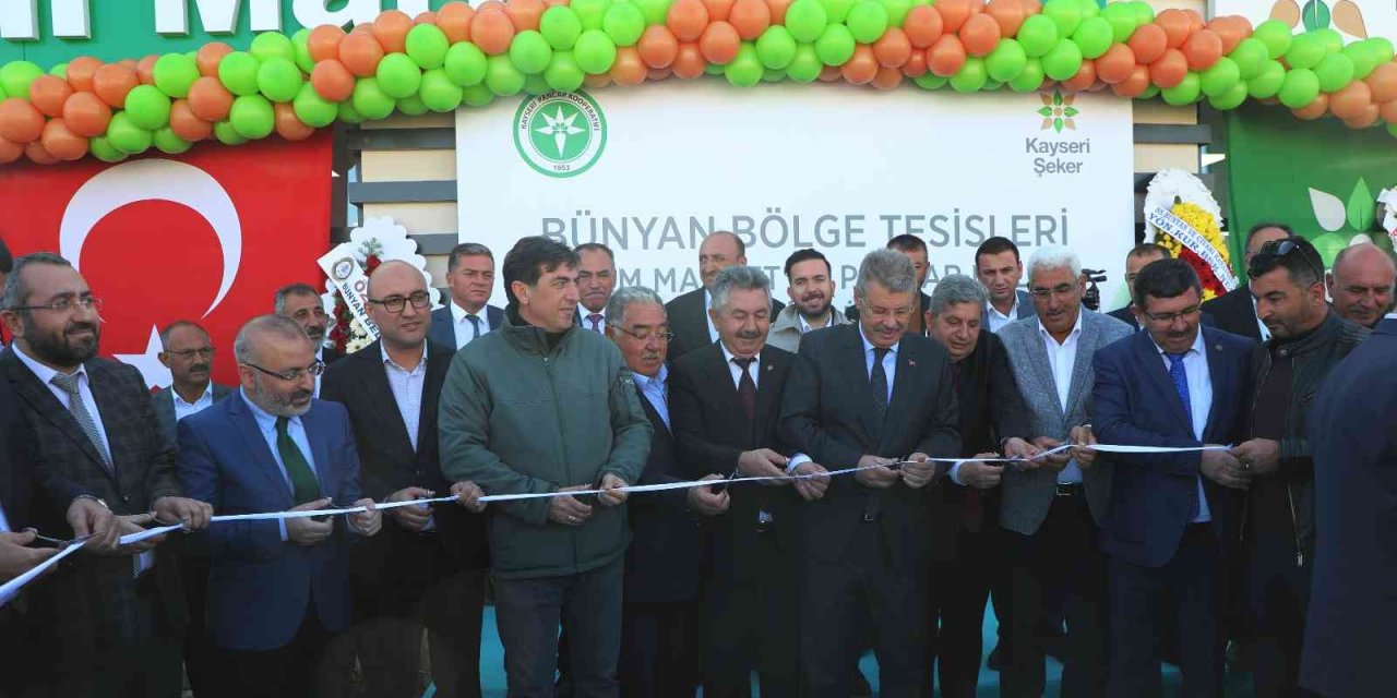 Kayseri Şeker’den Bünyan’da Çifte Açılış