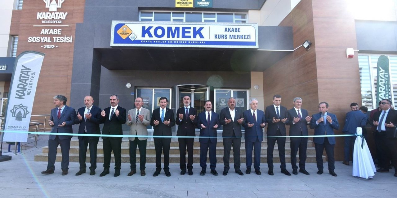 Karatay’da Akabe Sosyal Tesisi Hizmeti Açıldı