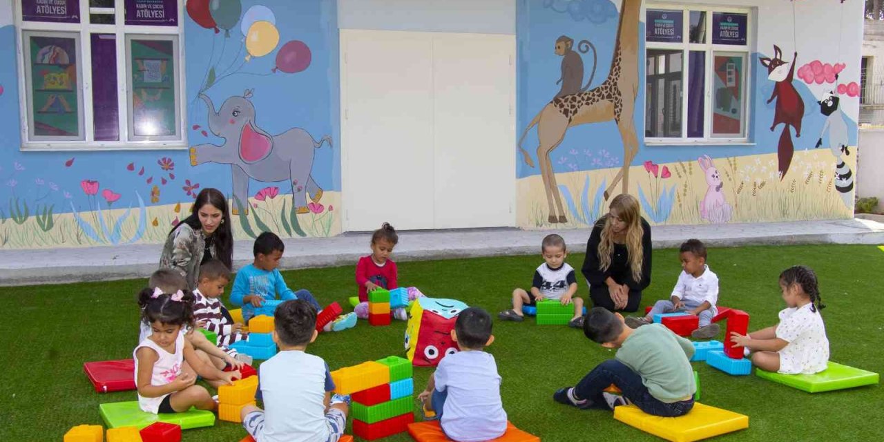 Yaşar Baydoğan Kadın Ve Çocuk Atölyesinde Minikler Eğitime Başladı