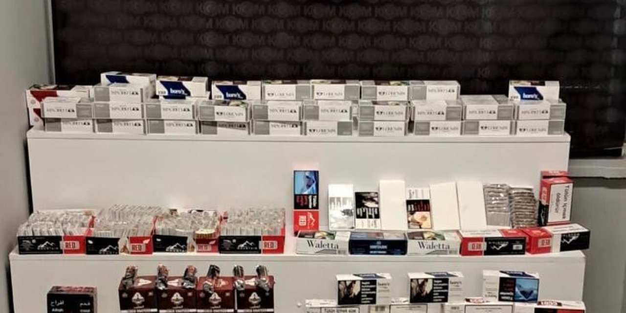 Kayseri’de Kaçak Tütün Operasyonu: 5 Gözaltı