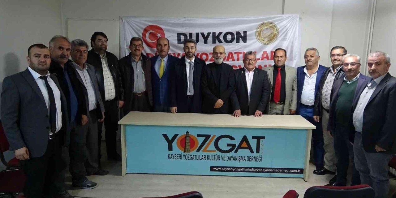 Duykon Başkanı Özcan: “dünyada Yaşayan Yozgatlıların Şemsiyesi Olacağız”