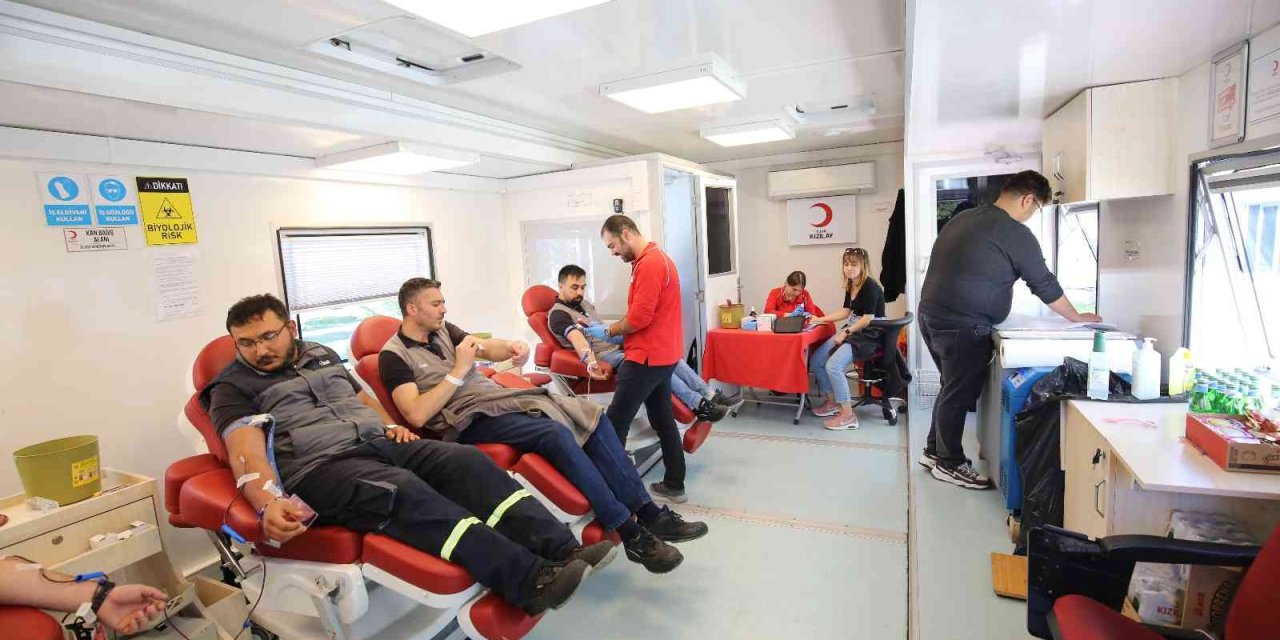 Teı Çalışanlarından Kan Bağışı