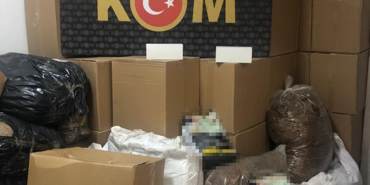 Antalya’da Kaçak Tütün Satanlara Büyük Darbe