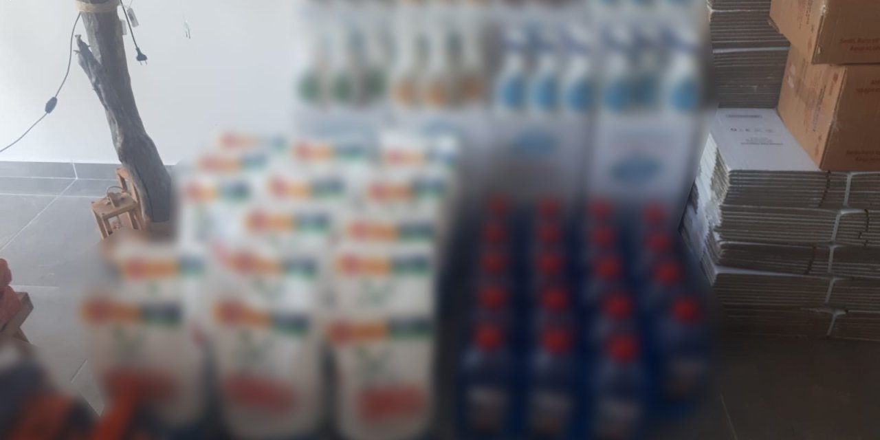 Konya’da 708 Kilo Sahte Deterjan Ele Geçirildi