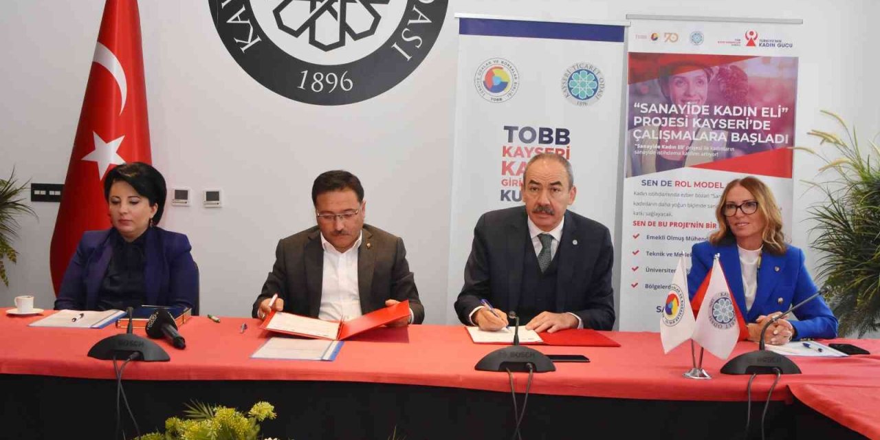 Kayseri’de Sanayi Kadın Eli Güçlenecek