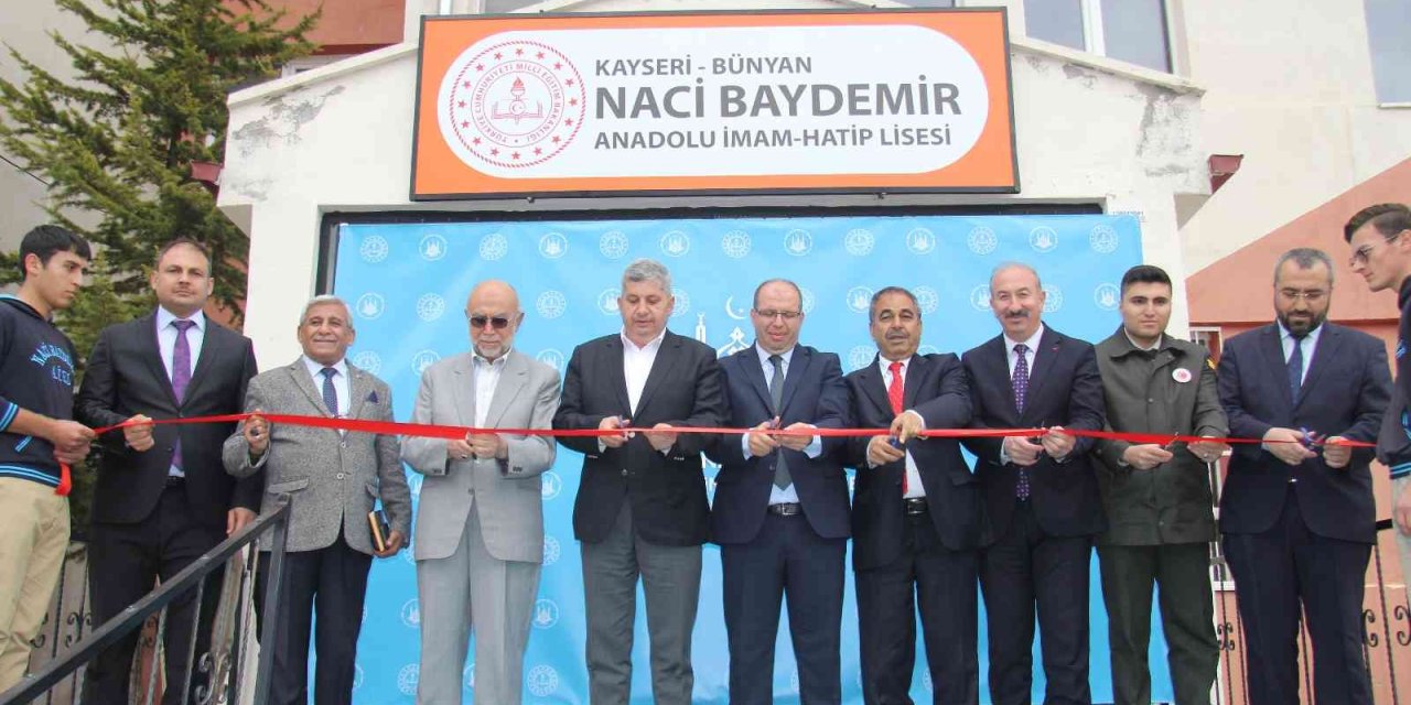 Bünyan Naci Baydemir A.i.h.l’de Toplu Açılış Töreni Gerçekleştirildi