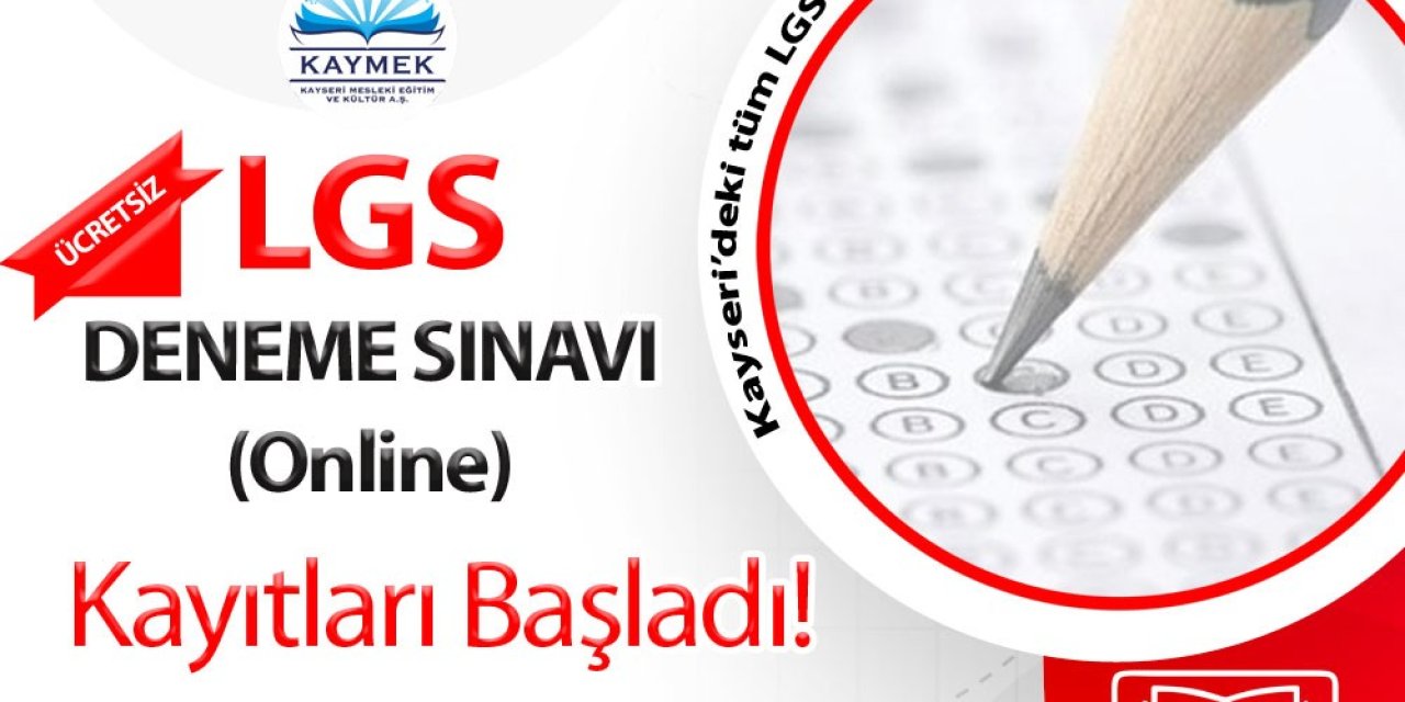 Büyükşehir, Kaymek Uzem İle İlk Kez Lgs Deneme Sınavı Gerçekleştirecek