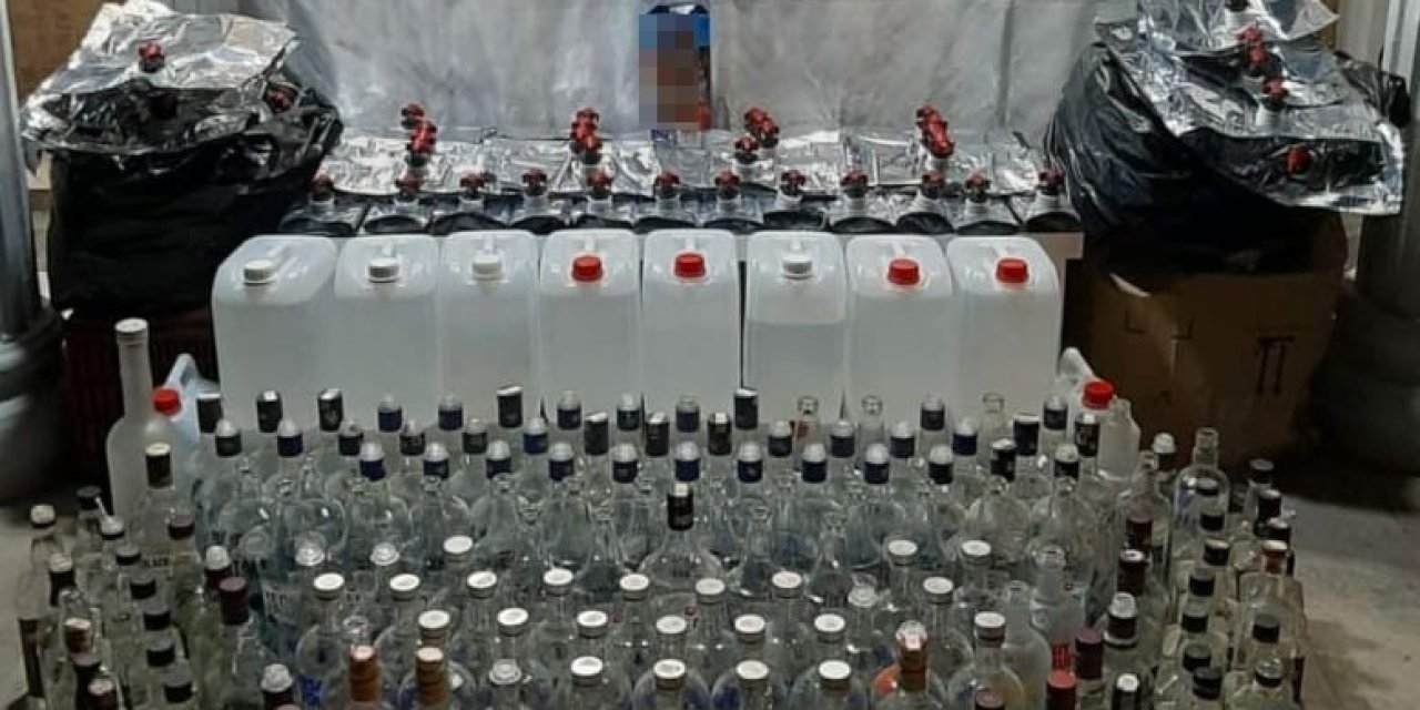 Antalya’da Yılbaşı Öncesi Kaçak İçki Operasyonu