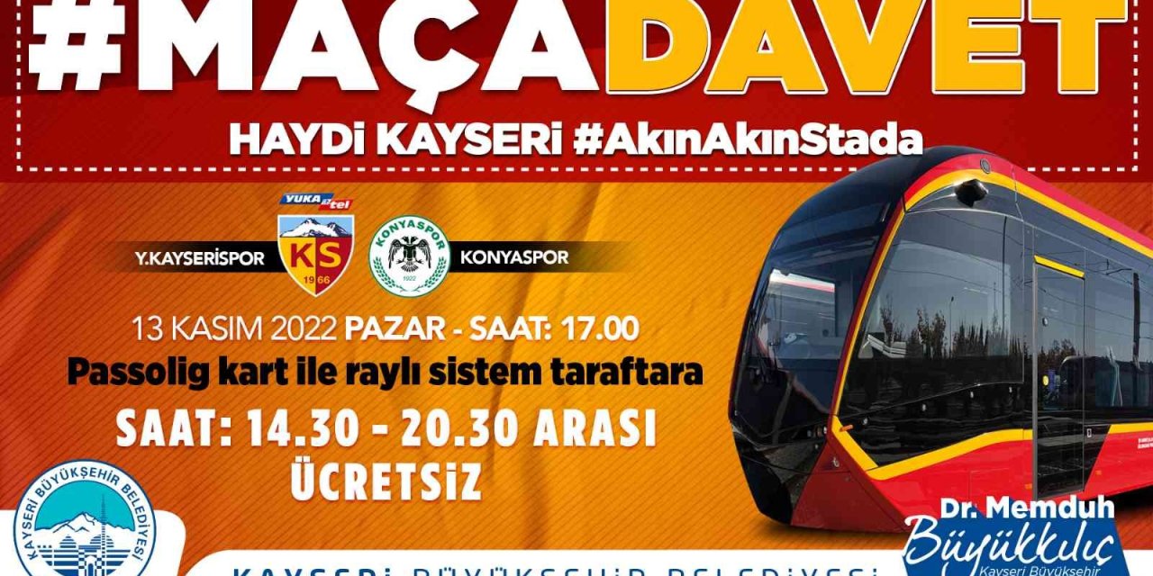 Başkan Büyükkılıç’tan Kayserispor’a Destek Çağrısı