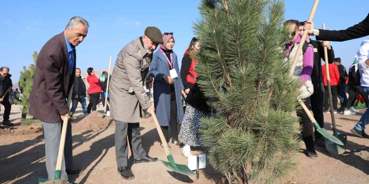 Kayseri’nin Denizi Kuşçu’da, Ağaç Dikme Etkinliği Gerçekleştirildi