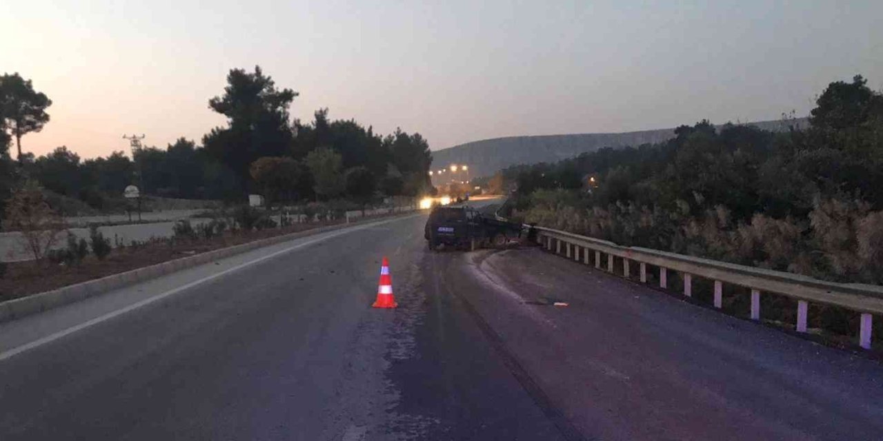Mersin’de Trafik Kazası: 2 Yaralı