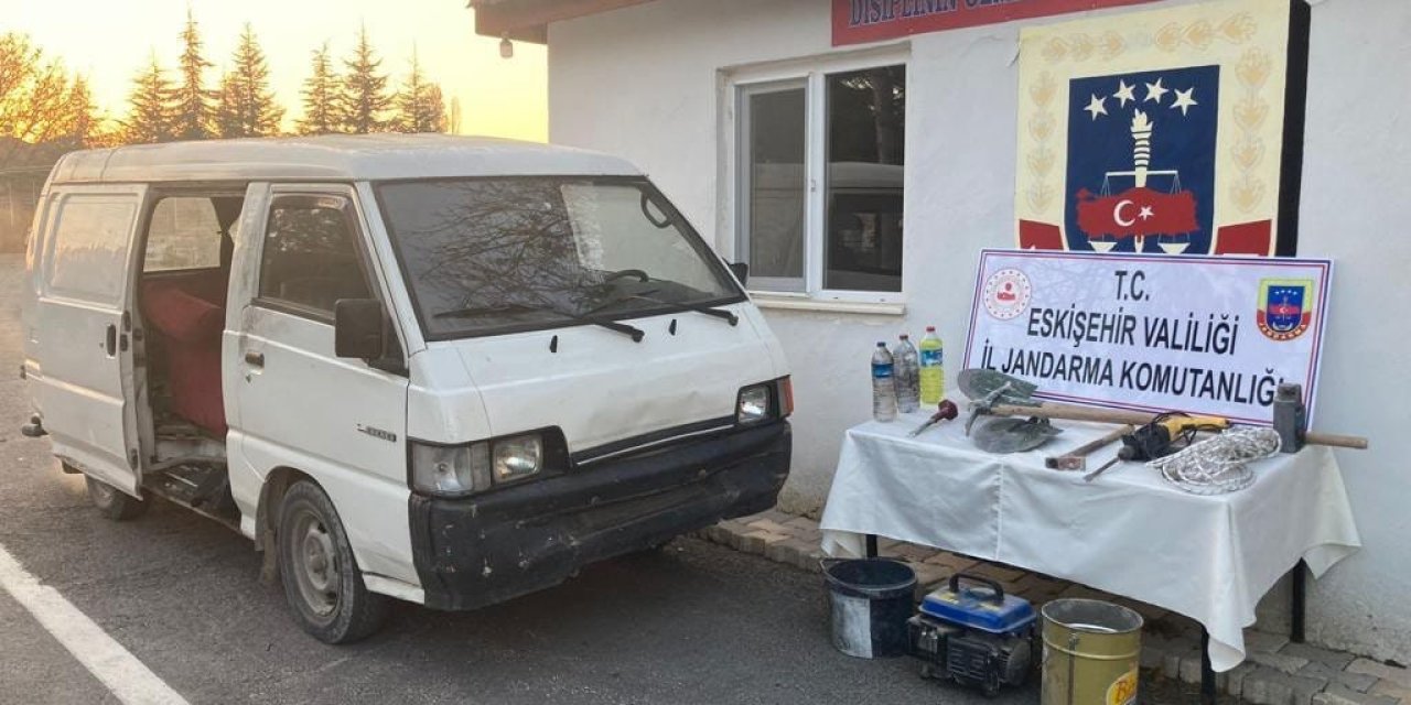 Kaçak Kazıya Jandarmadan Suçüstü