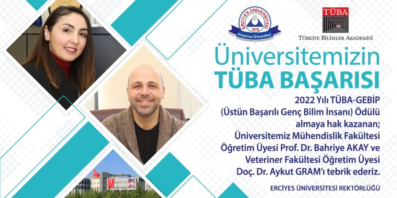 Erü’ye Tüba’dan 2 Ödül