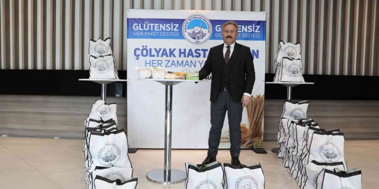Melikgazi’den Çölyak Hastalarına Destek Devam Ediyor