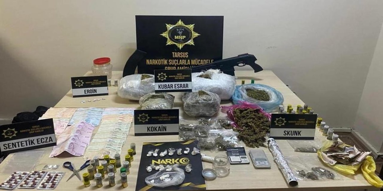 Mersin’de Uyuşturucu Operasyonunda 6 Şüpheli Gözaltına Alındı