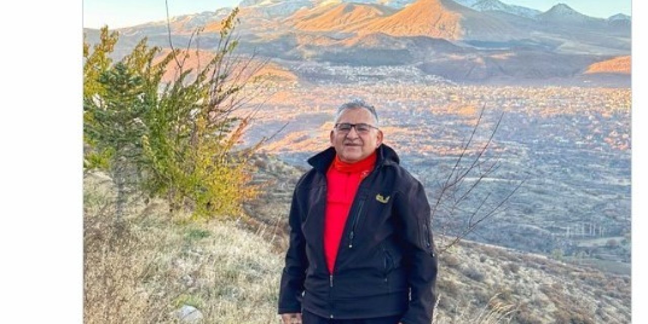 Başkan Büyükkılıç’tan Erciyes Manzaralı Yürüyüş