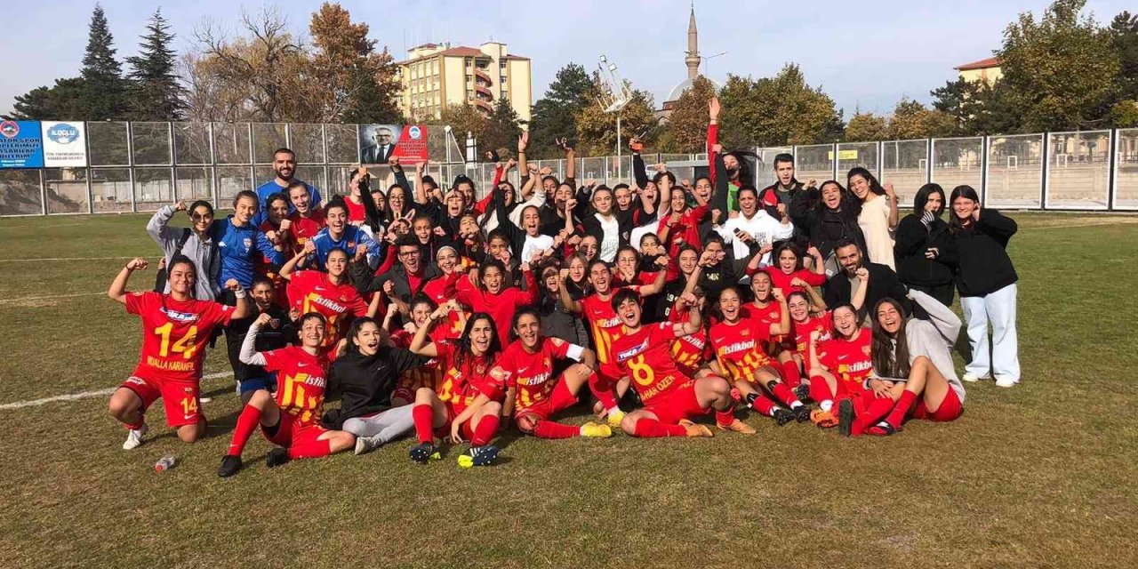 Kadınlar Futbol 1. Lig: Yukatel Kayseri Kadın Fk: 2- Giresun Sanayispor: 0