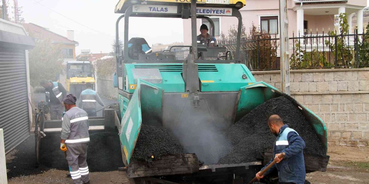 Talas’ta Asfalt Sezonu Bitmez