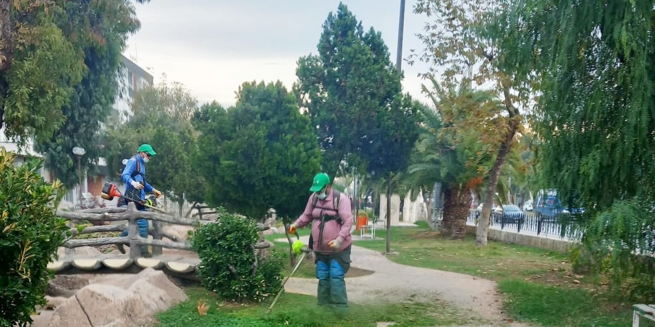 Toroslar’da Yeşil Alanlar Kışa Hazırlanıyor