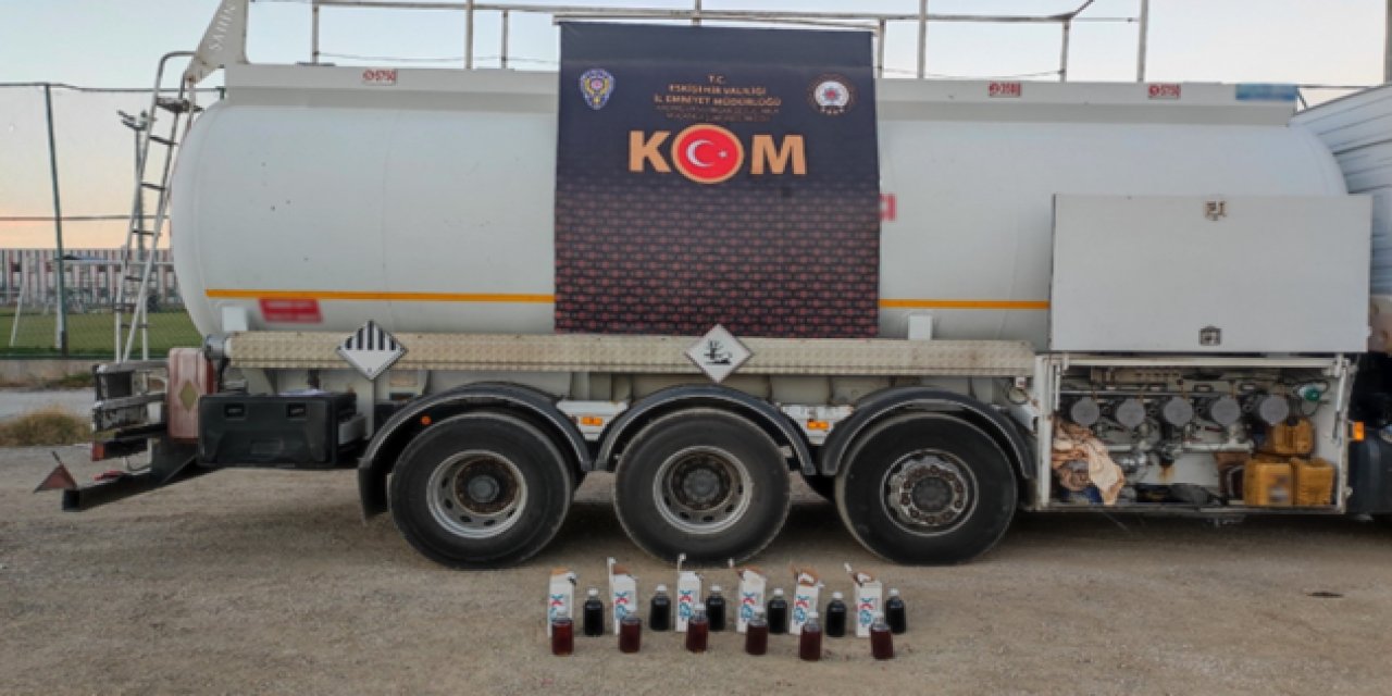 Tankerde 22 Bin Litre Kaçak Akaryakıt Ele Geçirildi