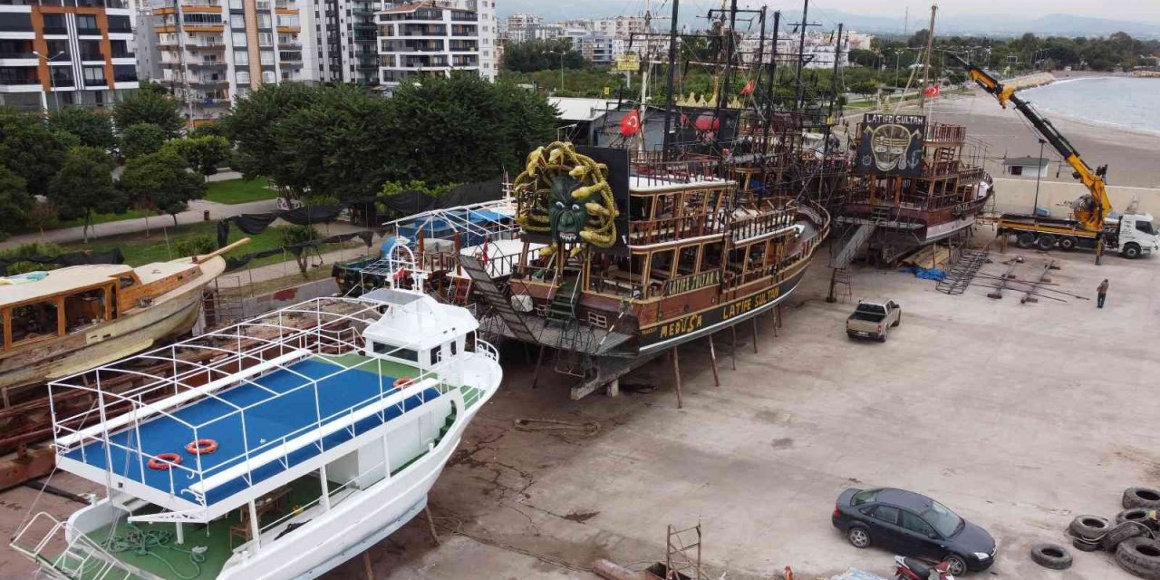 Sezon Güzel Geçti, Tekneler Bakım İçin Kıyıya Çekildi