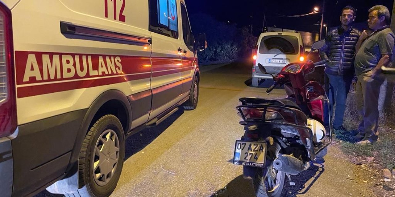 Otomobilin Çarpıp Kaçtığı Motosiklet Sürücüsü Yaralandı
