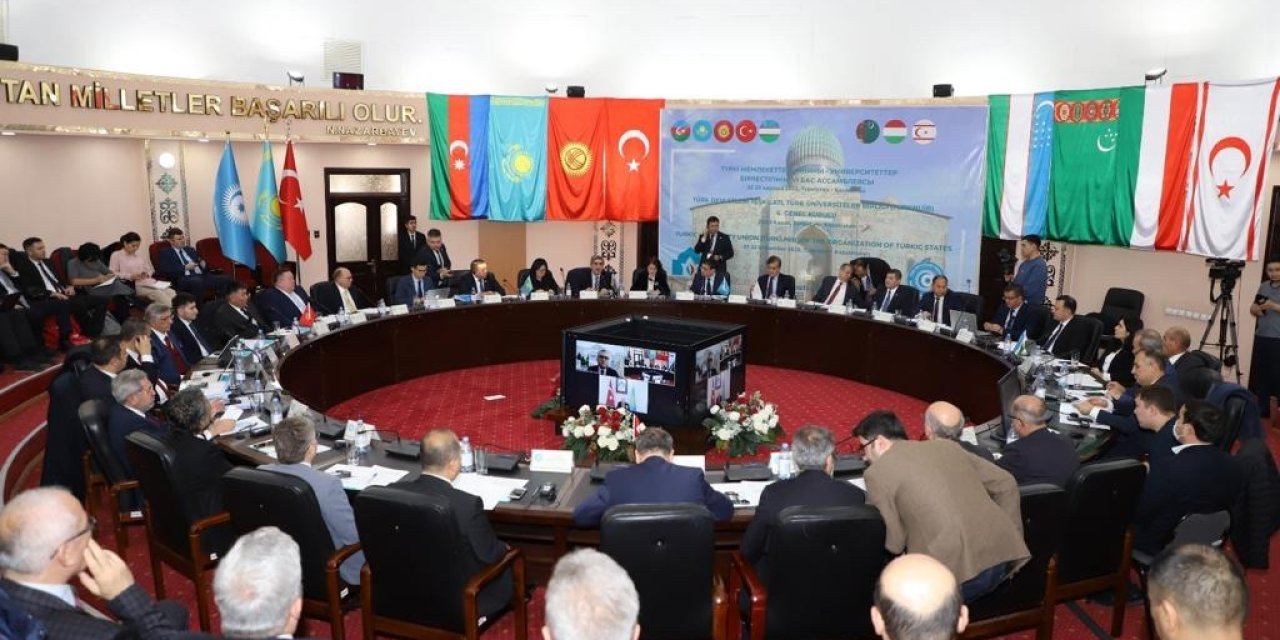 Türk Devletleri Teşkilatı Türk Üniversiteler Birliği Türkmenistan’da Topandı