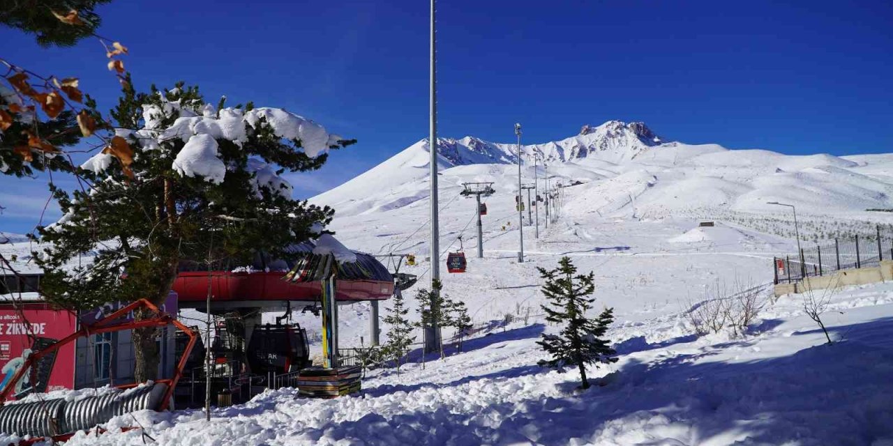 Erciyes’te Muhteşem Kış Manzarası