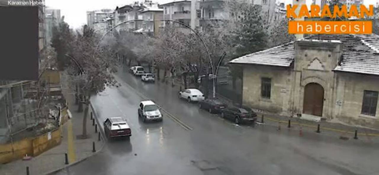 Karaman’da Kar Manzaraları