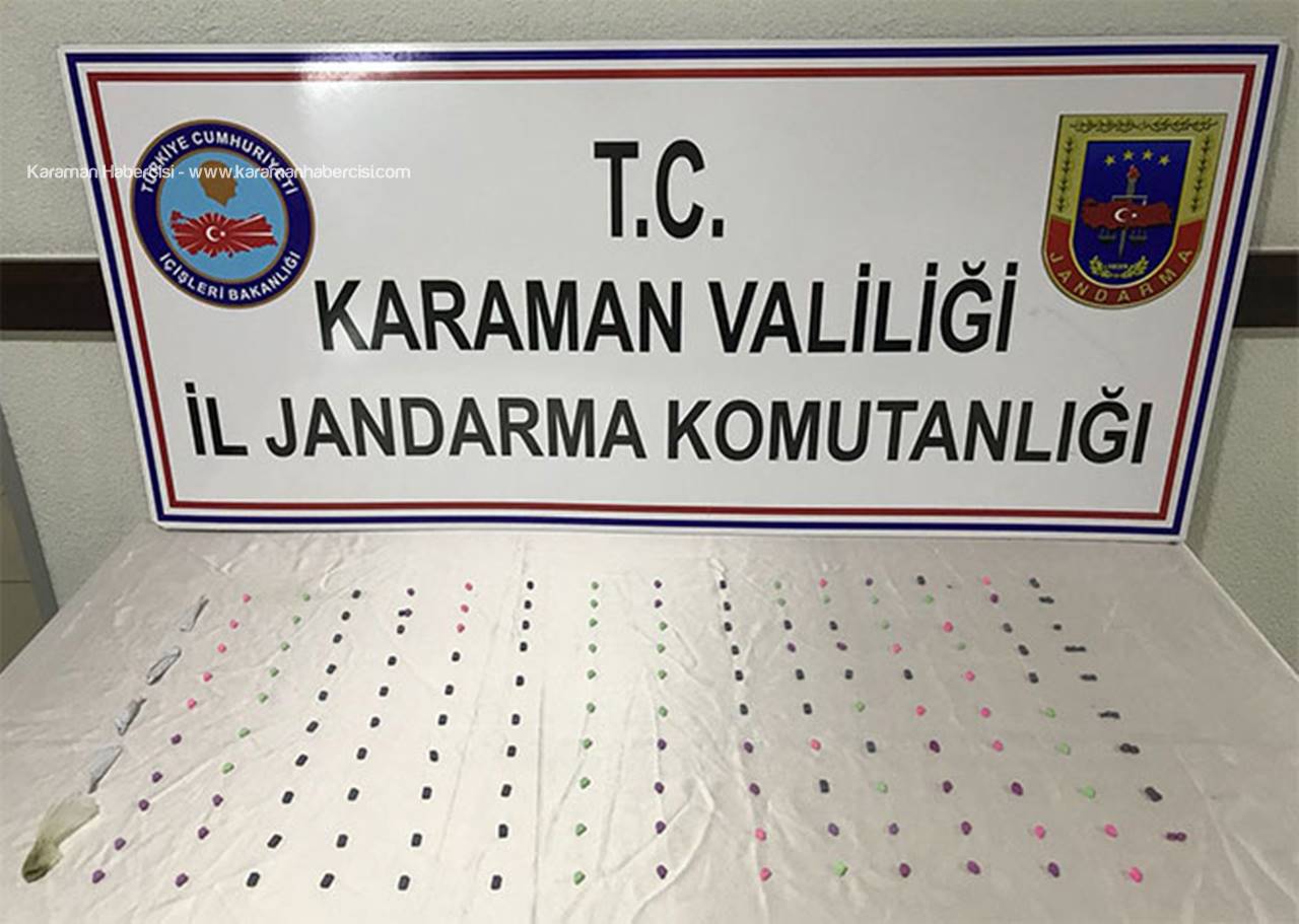 Karaman'da Uyuşturucu Hap Ve Esrar Operasyonu