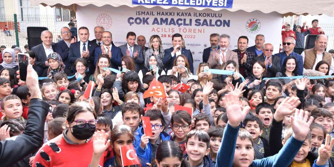 Kepez’den, İsmail Hakkı Kaya İlkokulu’na Çok Amaçlı Salon