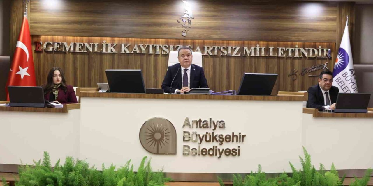 Antalya Büyükşehir’in 2023 Bütçesi 8 Milyar 250 Milyon Tl Olarak Kabul Edildi