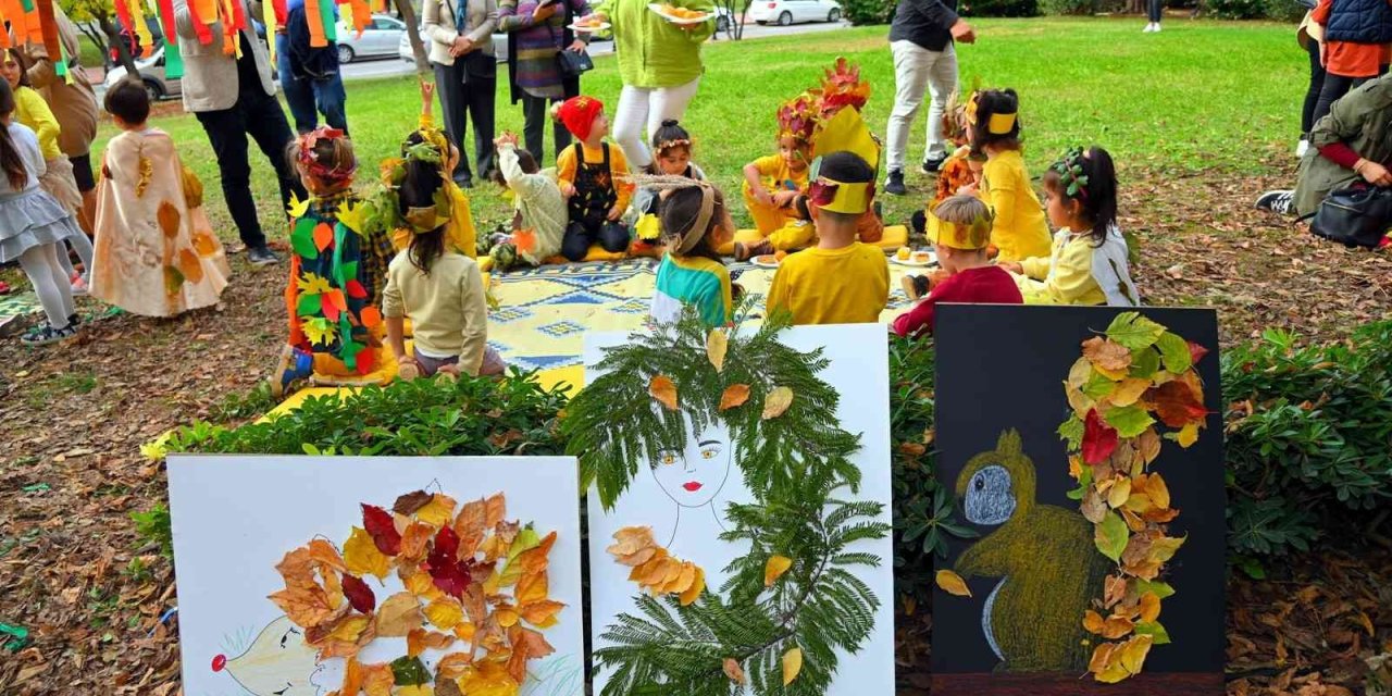 Manavgat’ta Minik Öğrencilerden Sonbahar Etkinliği