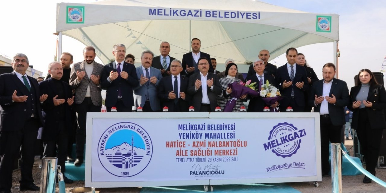 Melikgazi’de Hatice-azmi Nalbantoğlu Aile Sağlığı Merkezi Temeli Atıldı