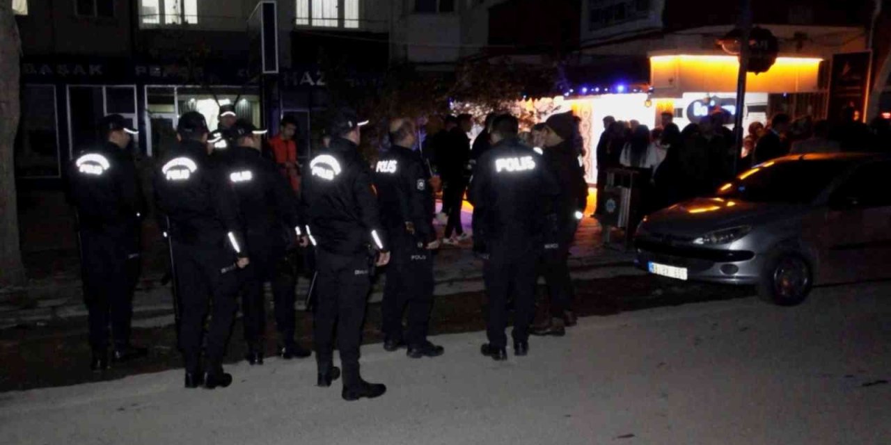 Aksaray'da Nişan Karakolda Bitti