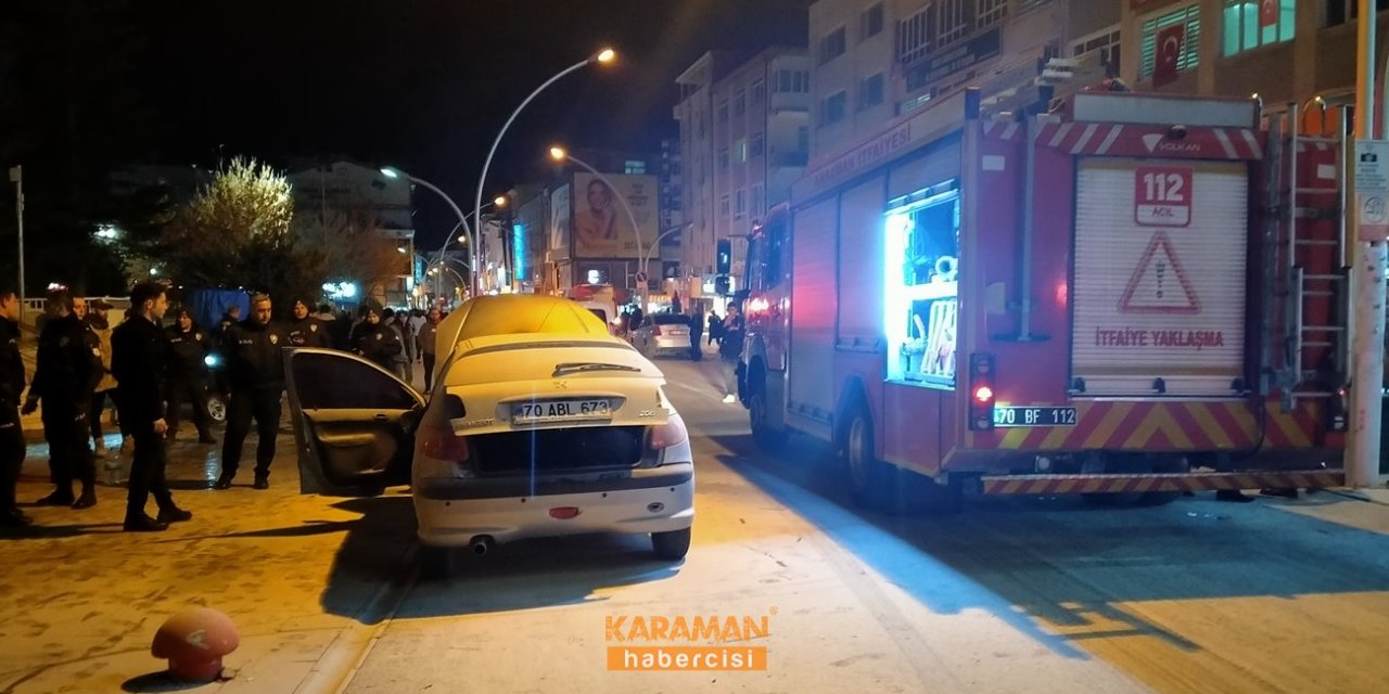 Yangına Müdahale Ederken Parasından Oldu