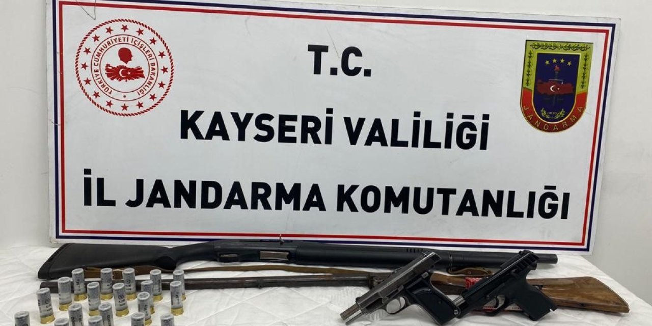 Jandarmadan Ruhsatsız Silah Operasyonu
