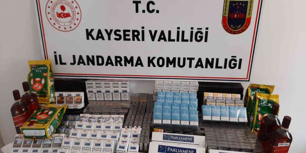 Kayseri’de 725 Paket Kaçak Sigara Ele Geçirildi