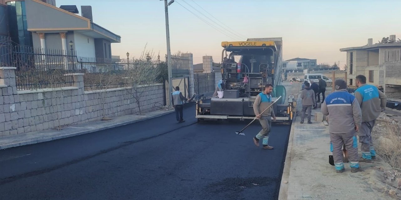 Melikgazi Belediyesi Becen Mahallesi’nde Asfalt Çalışması Başlattı