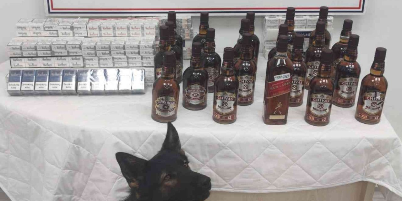 Jandarmadan Kaçak Alkol Ve Sigara Operasyonu