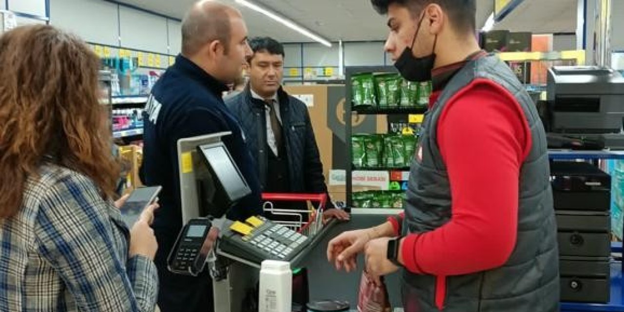 Zabıtadan Zincir Marketlerde Denetim