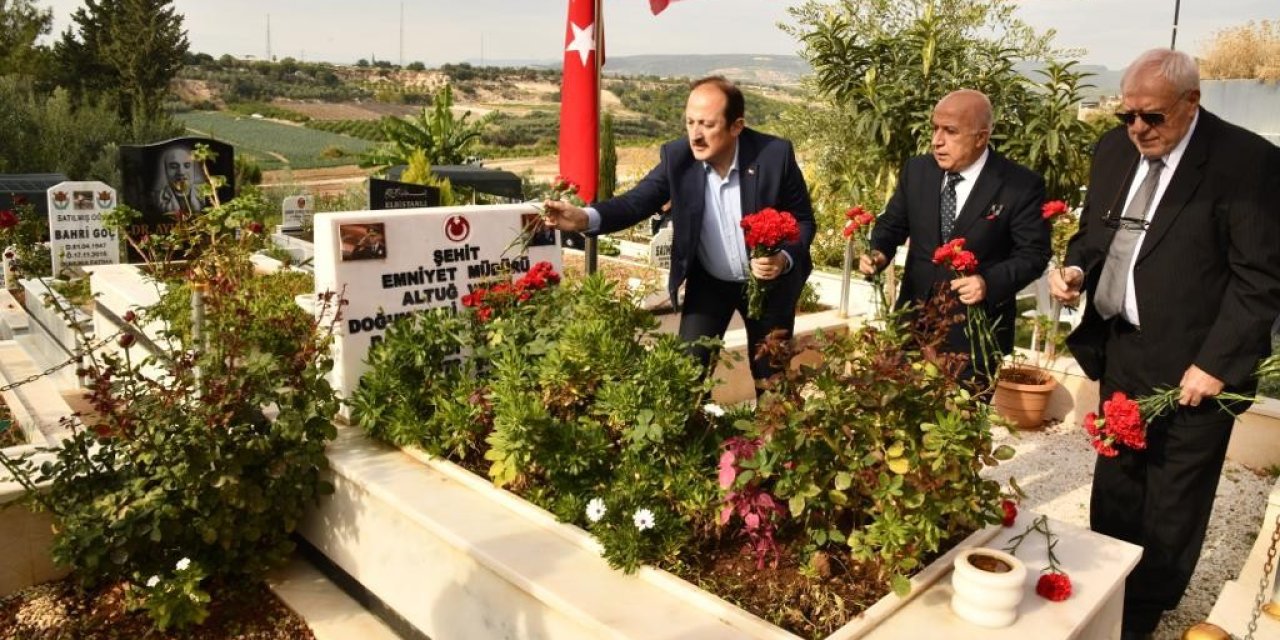 Şehit Emniyet Müdürü Altuğ Verdi Mezarı Başında Anıldı