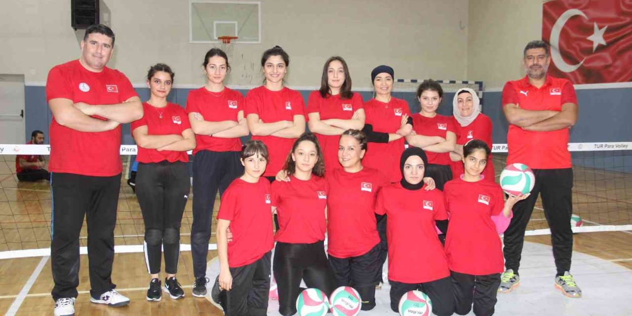 Oturarak Voleybol Kadın A Milli Takımı, Karaman Kampını Tamamladı