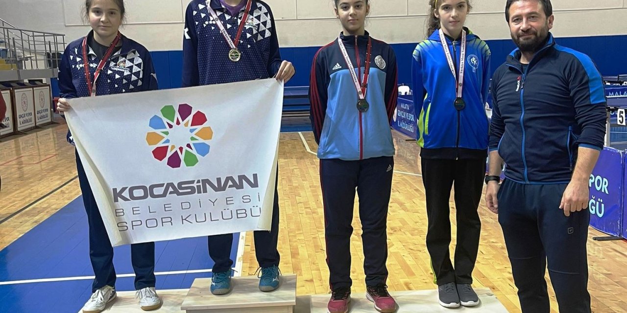 Kocasinan Masa Tenisi Takımları Zirvede