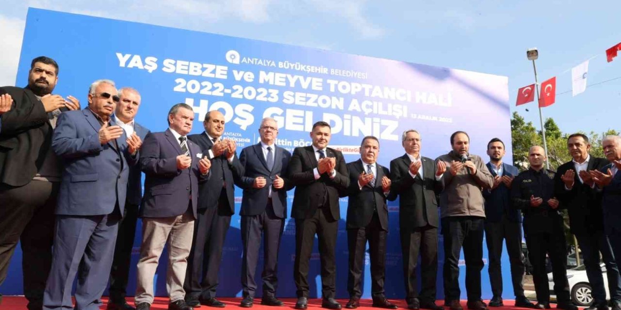 Alanya Toptancı Hali’nde Yeni Sezon Törenle Başladı