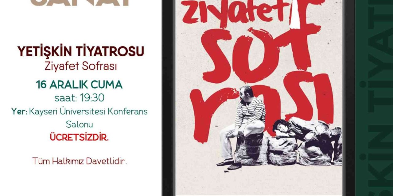 Talas’ta Cuma Yetişkin, Cumartesi Çocuk Tiyatrosu